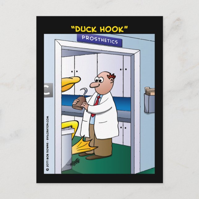 "Duck Hook" Postcard (Front)