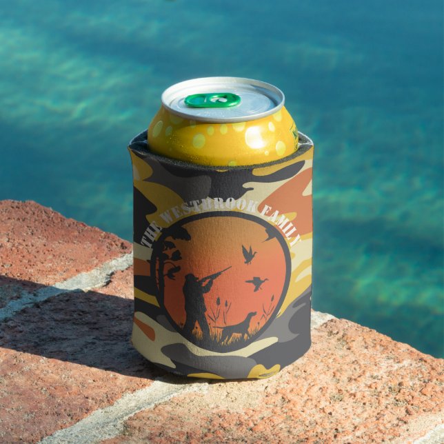 Duck Hunter and Camo Can Cooler (In Situ Pool)