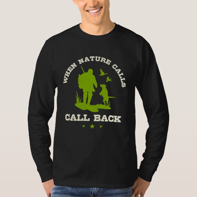 Duck Hunter Bufflehead Dabbling Pekin Mallard Duck T-Shirt (Front)