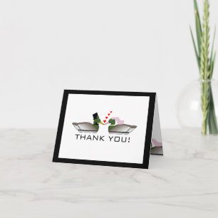 Duck Hunter Wedding Thank You Card