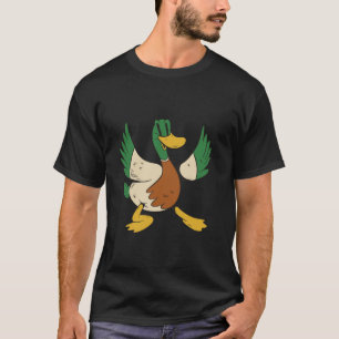 Duck Hunters and Farmers Cartoon Animal Fun Long S T-Shirt