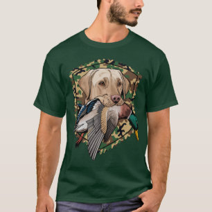 Duck Hunter's Best Friend - Camo Labrador T-Shirt