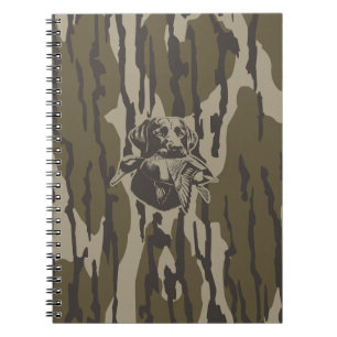 Duck Hunters With Dog Forest Camouflage Notebook