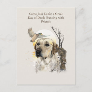 Duck Hunting Adventure Holiday Postcard