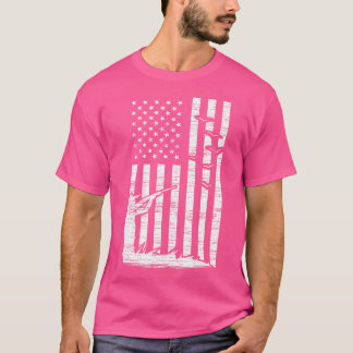 Duck Hunting American Flag T-Shirt