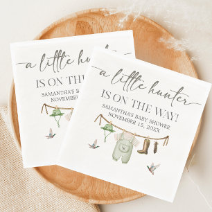 Duck Hunting Baby Shower Napkin
