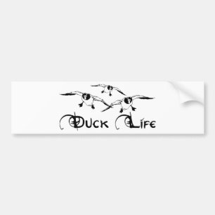 DUCK HUNTING BUMPER STICKER