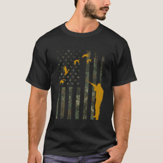 Duck Hunting Camo Men Camouflage Hunter Gift Ameri T-Shirt