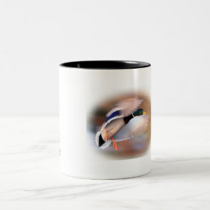 Duck Hunting drake mallard coffee cup