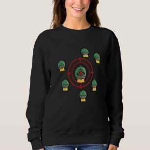 Duck Hunting Duck Lover Funny Hunting Sweatshirt