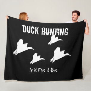 Duck Hunting Fleece Blanket