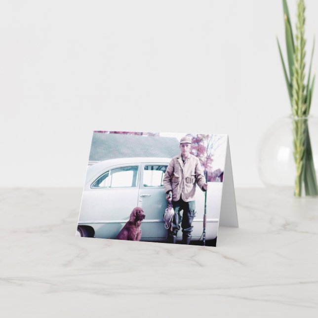 Duck Hunting Greeting Card (Front)