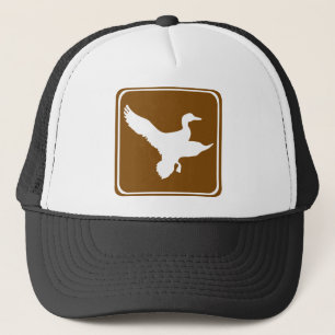 Duck Hunting Highway Sign (2) Trucker Hat