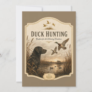 Duck Hunting Invitation