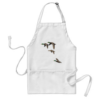 Duck Hunting Mallards in Flight Standard Apron