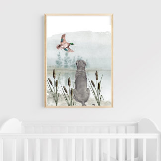 Duck Hunting Nursery Wall Art
