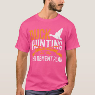 Duck Hunting Retirement Men Retired Duck Hunter T-Shirt