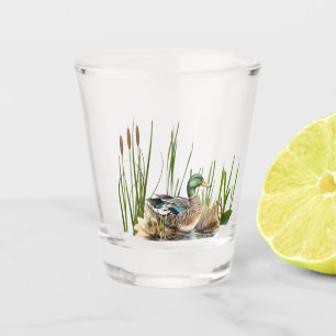 Duck Hunting Shot Glass