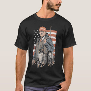 Duck Hunting Trump Camo Hello Hunting Season Us Fl T-Shirt