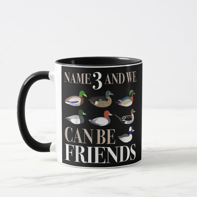 Duck Hunting Waterfowl Hunters Different Duck Mug (Left)