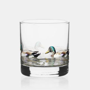 Duck Hunting Whiskey Glass
