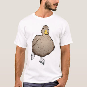 Duck Ice skating Ice skates T-Shirt