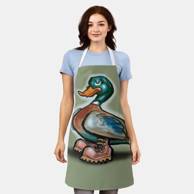 Duck in Work Boots Apron (Worn)