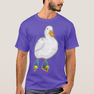 Duck Inline Skating Roller Skates  T-Shirt