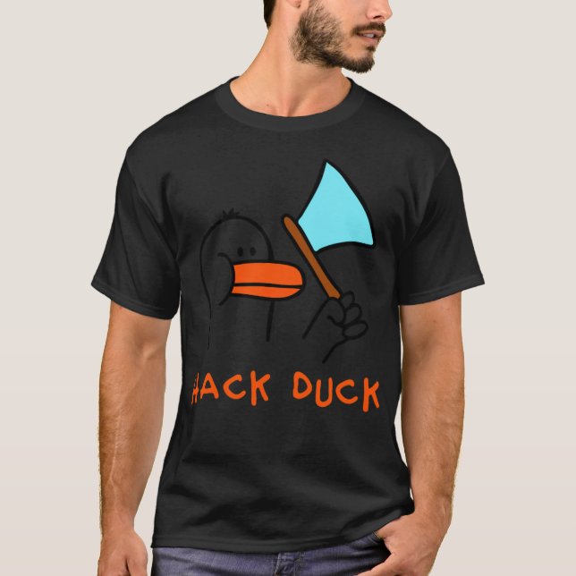 Duck labrador print dogs  T-Shirt (Front)
