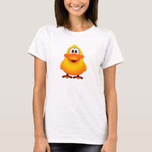 Duck Ladies Baby Doll T-Shirt (Fitted) w/logo