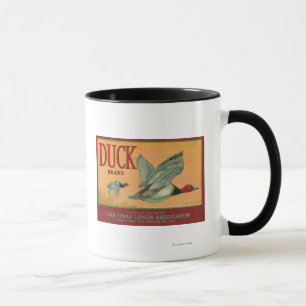 Duck Lemon LabelSan Dimas, CA Mug