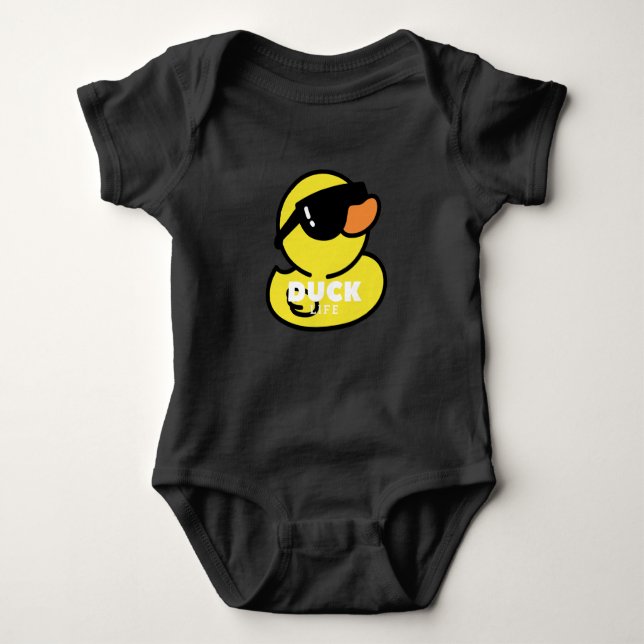 Duck life  baby bodysuit (Front)