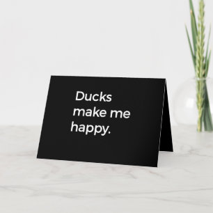 Duck Love I Love Pet Ducks Duck Farmer Card