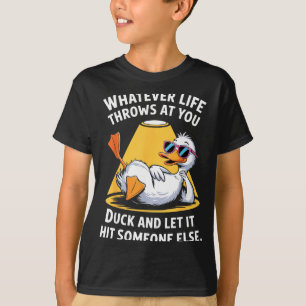 Duck Lover Funny Quote For Men Women Boys Kids Gra T-Shirt