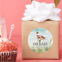 Duck/Mallard Watercolor Field Boy Baby Shower