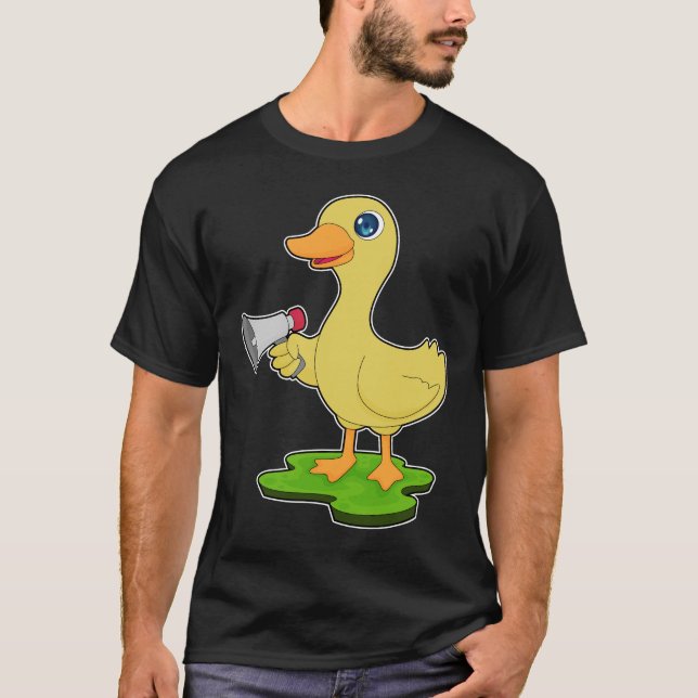 Duck Megaphone T-Shirt (Front)