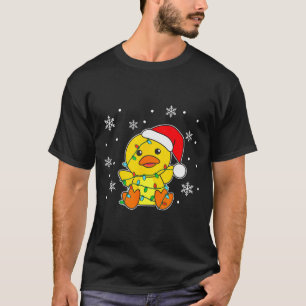 Duck Merry Christmas Winter Animals Duck T-Shirt