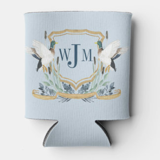 Duck Monogram can coolers