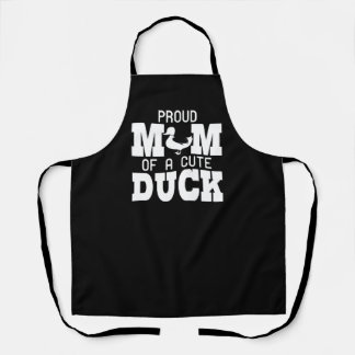 Duck Mum Ducky Duckling Mother Birds Ducks Apron