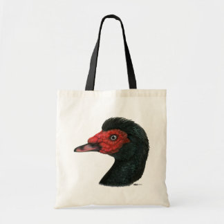 Duck: Muscovy Head Tote Bag