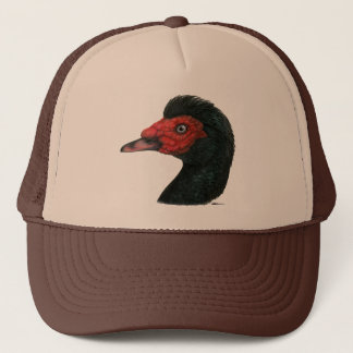 Duck: Muscovy Head Trucker Hat