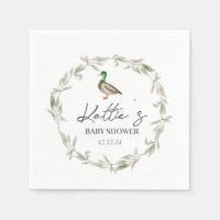 Duck napkins, Mallard napkins