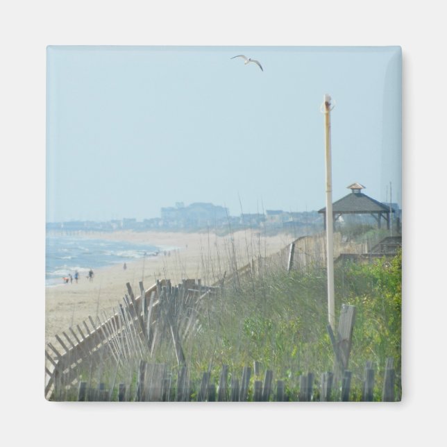 Duck North Carolina Coastline Magnet (Front)