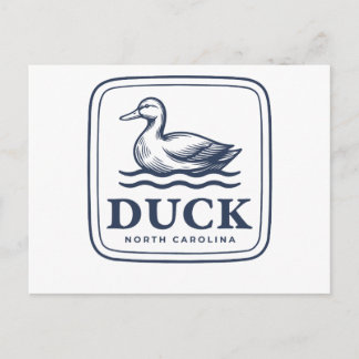 Duck North Carolina Outer Banks OBX Coastal Beach Postcard