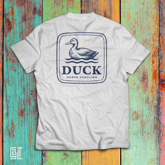Duck North Carolina Outer Banks OBX Coastal Beach T-Shirt