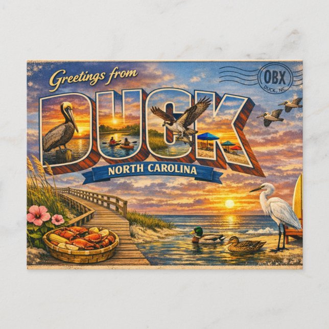 Duck North Carolina Postcard (Front)
