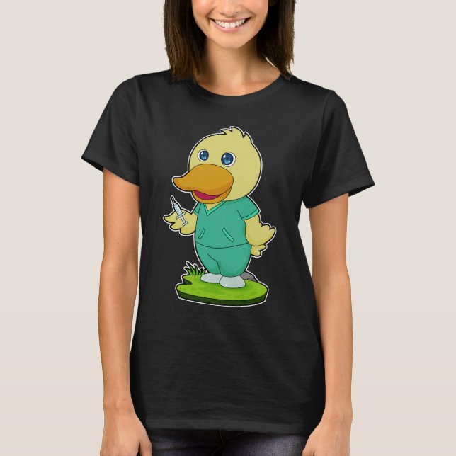 Duck Nurse Syringe T-Shirt (Front)