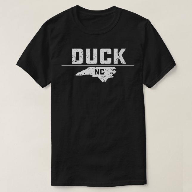 Duck OBX Outer Banks North Carolina Tshirt  (Design Front)