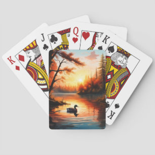 Duck on a Pond Playing Cards