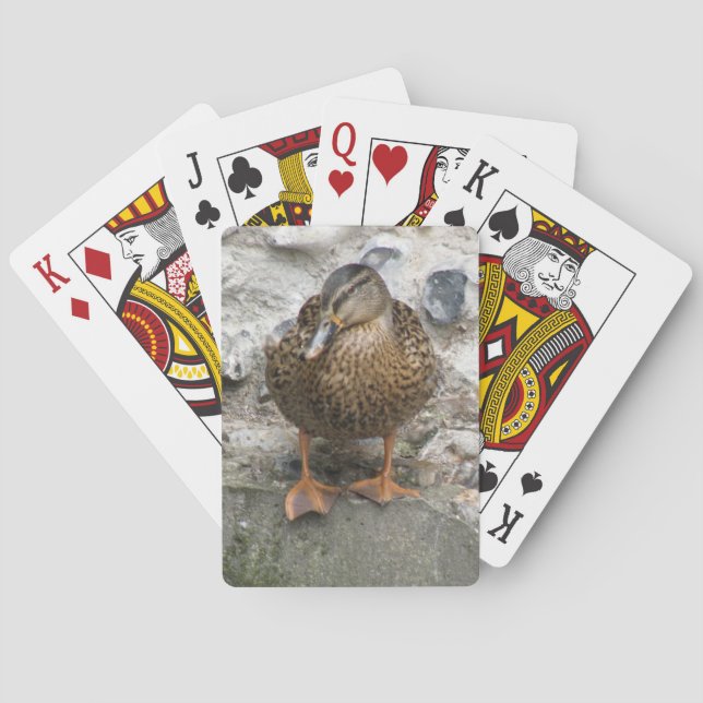 Duck on a Wall Playing Cards (Back)